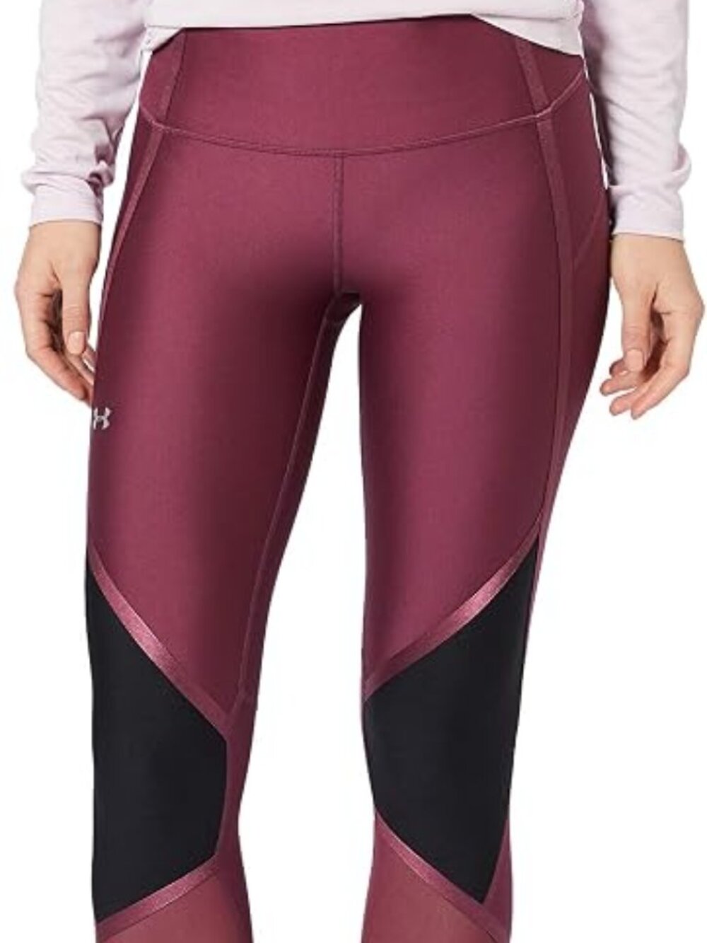 Under Armour Burgundy Compression Leggings XL